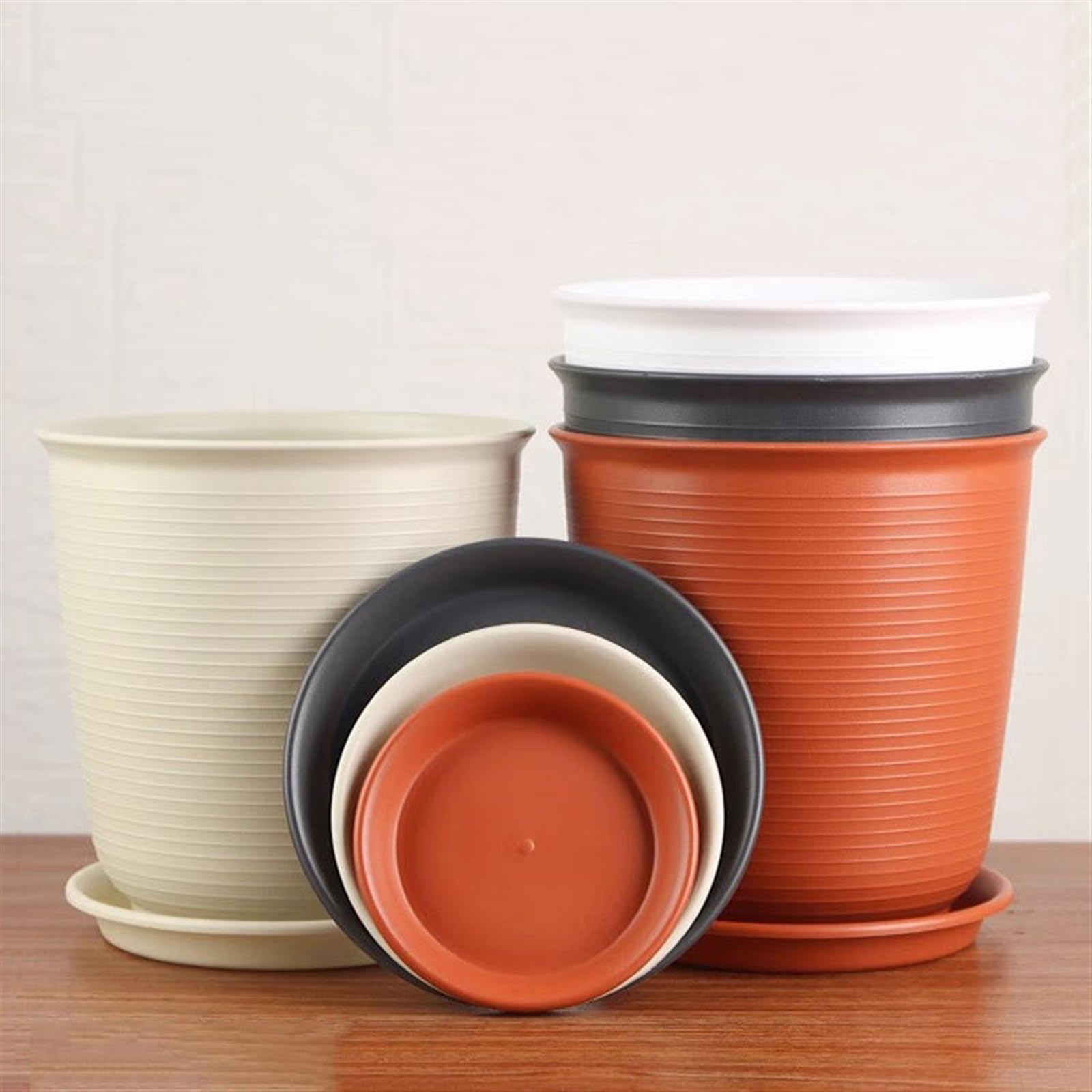 Amazon.com: WANGHAI2024M Flower Pot Thickened Resin Plastic Flower